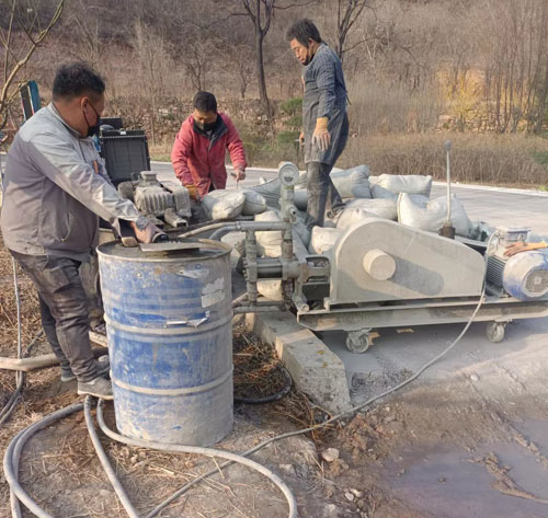 鼓楼路面下沉注浆